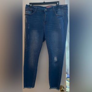 Distressed Stretch Jeans